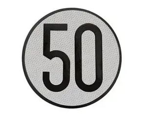 Disco limite velocidad 50 km