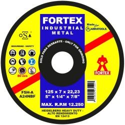 Disco desbaste A24M7B Fortex-Flex 125 x 7