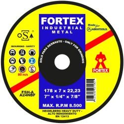 Disco desbaste A24M7B Fortex-Flex 178 x 7