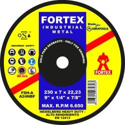 Disco desbaste A24M7B Fortex-flex 230x7