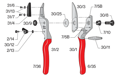 Repuesto felco 30/3 ( hoja 31 )