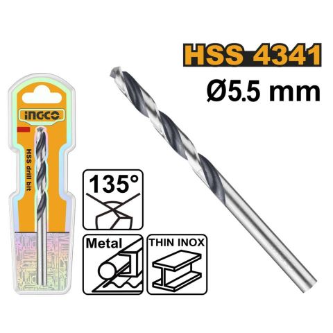 Broca hss 4341 Ø5.5mm  