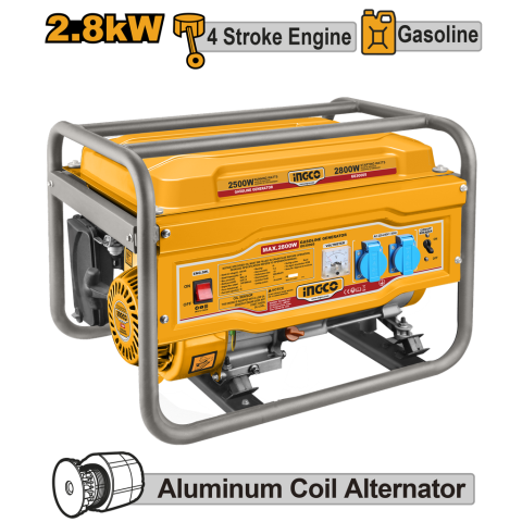 Generador gasolina 2,8 Kw