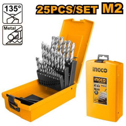 Juego 25 brocas hss M2