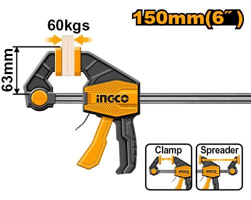 Sargento rapido manual 63 X150 mm
