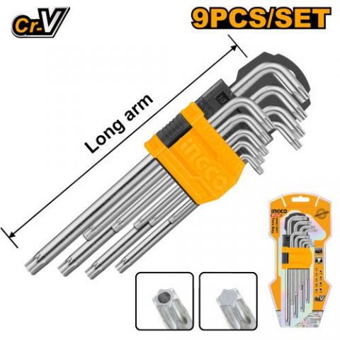 Juego Llaves Torx 9 pzs