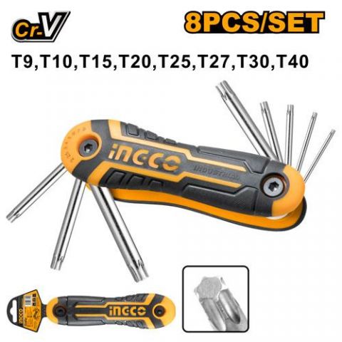 Jgo Llaves Torx Plegable