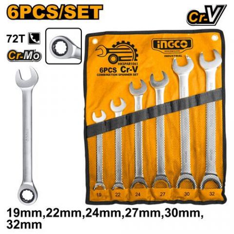 Juego Llaves Carraca 6 Pcs
