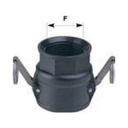 Camlock Polipropileno Tipo D Ø1