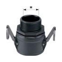 Camlock Polipropileno Tipo B Ø4