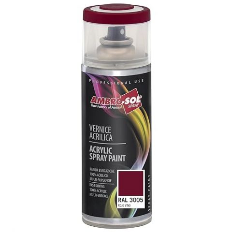 Pintura ral 3005 rojo vino