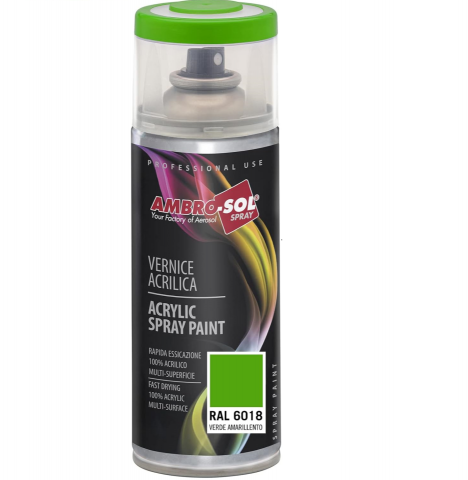 Pintura ral 6018 verde amarillento