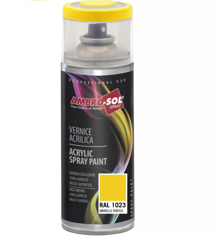 Pintura ral 1023 amarillo trafico