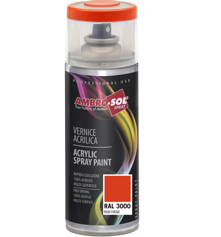 Pintura ral 3000 Rojo Massey / Kv